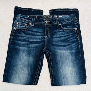 Miss Me Dark Wash Mid-Rise Easy Boot Jeans Size 32